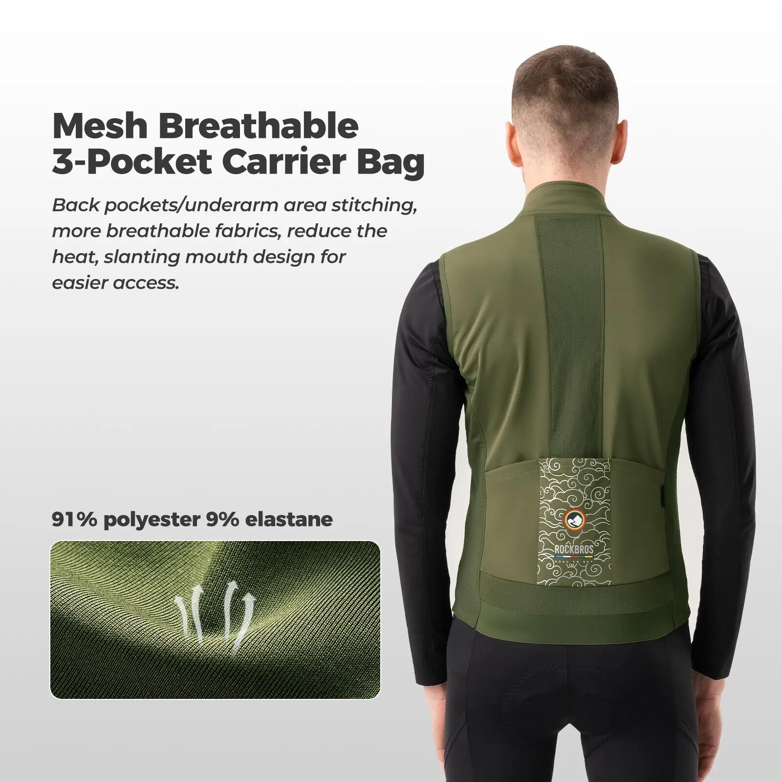 ROCKBROS Road to Sky Fahrradweste ärmellos 3/6