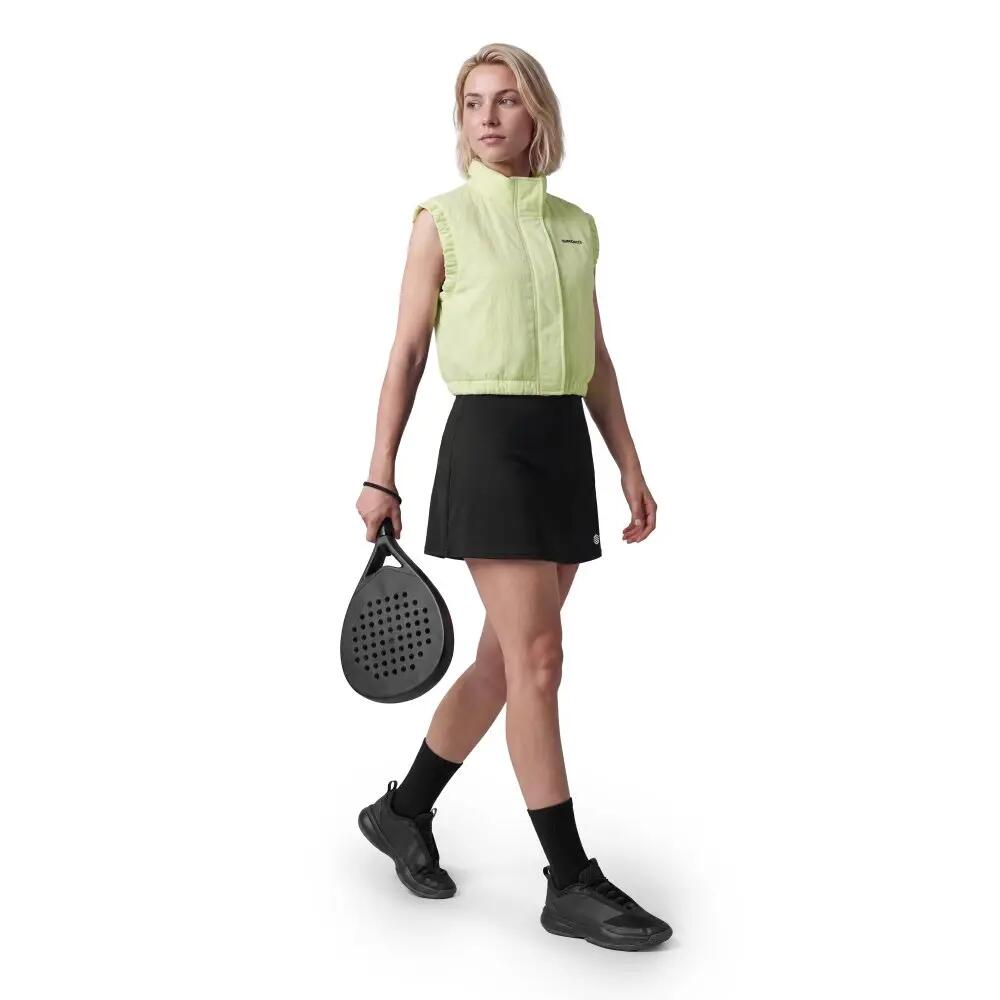 Dames Padel kort geïsoleerd vest Glass-W Lime Limoengroen 3/8