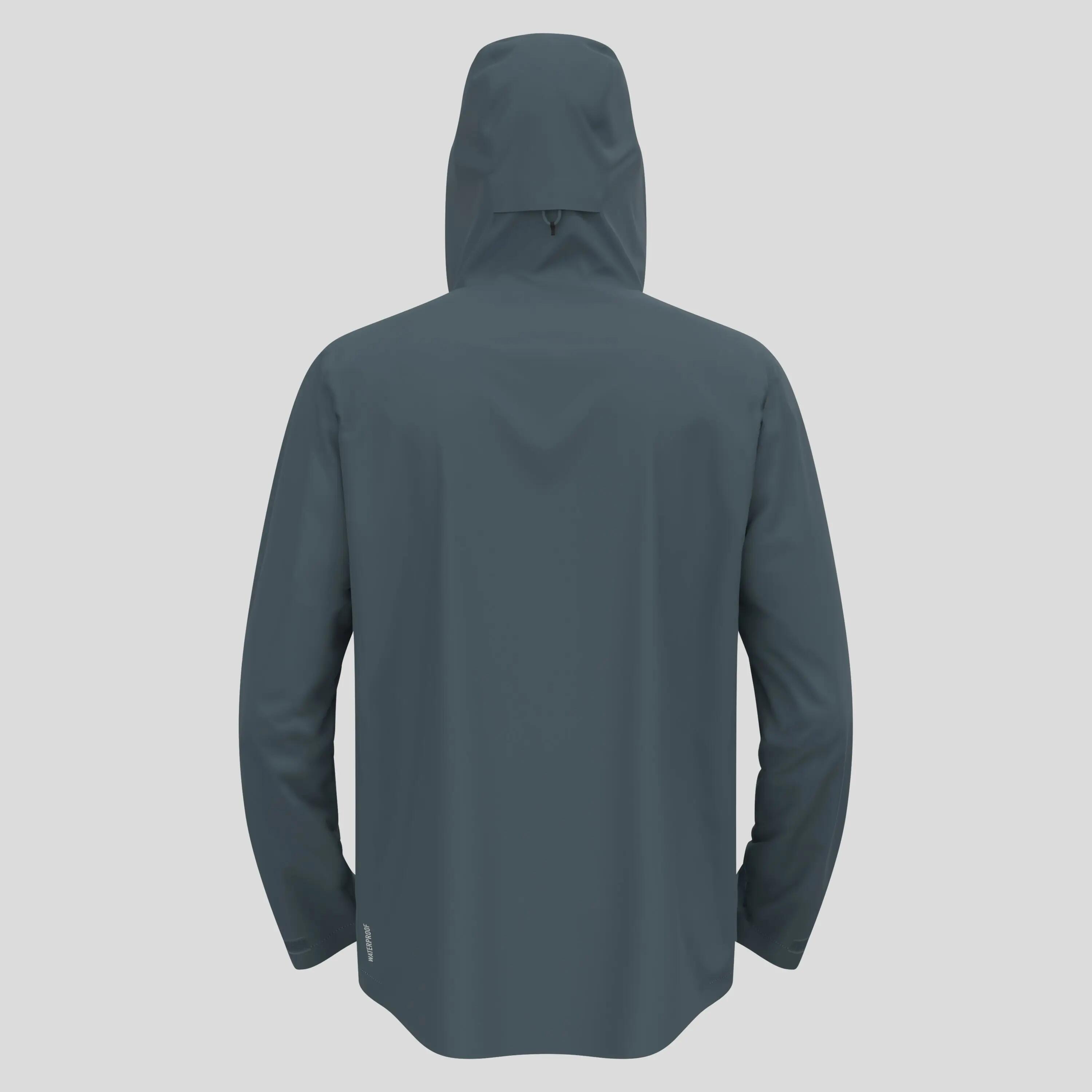 Veste imperméable Odlo Aegis 2.5L Gris/Vert 8/8