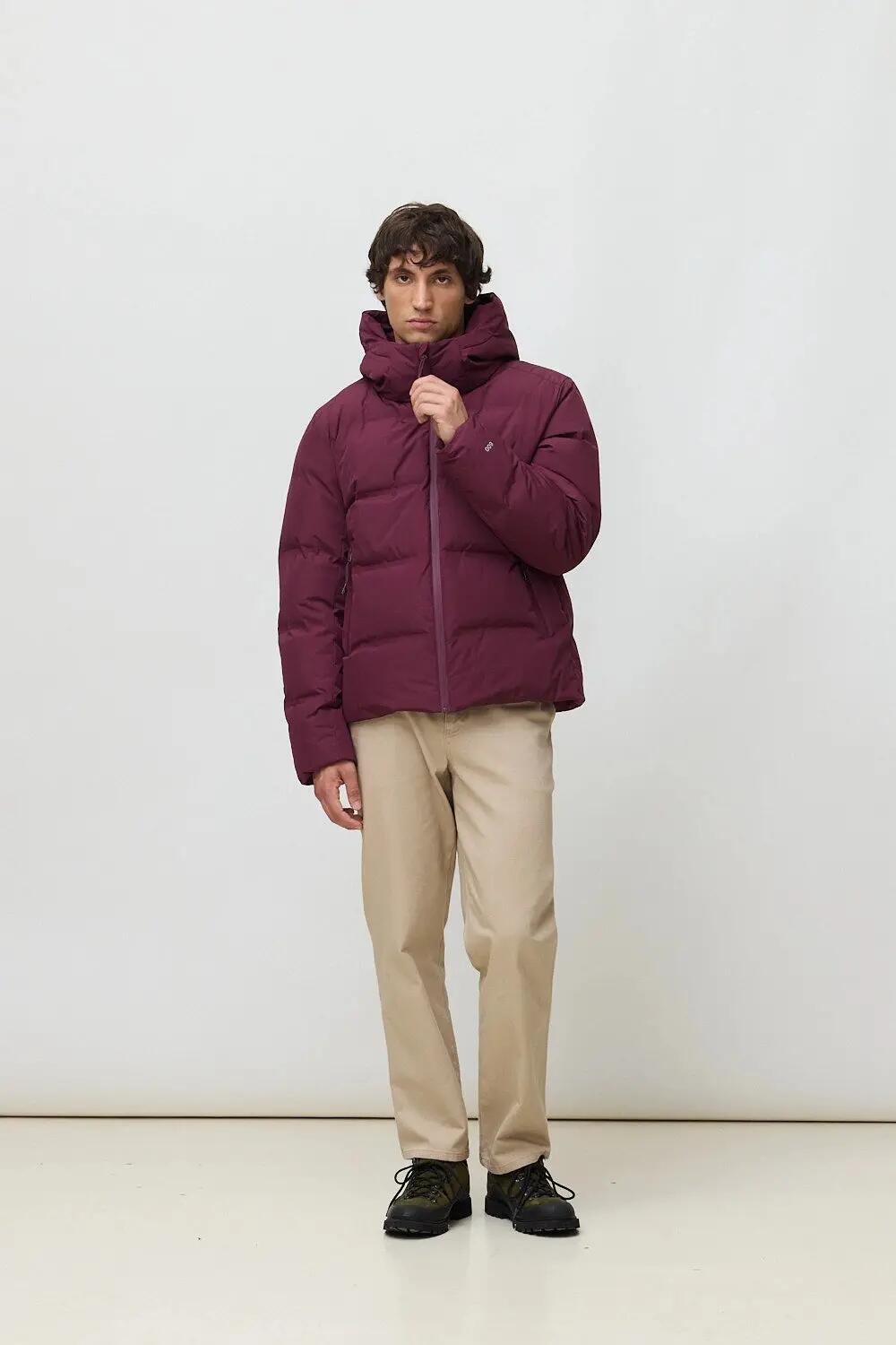 Puffer Parka Blue Banana Nest Cherry 3/4