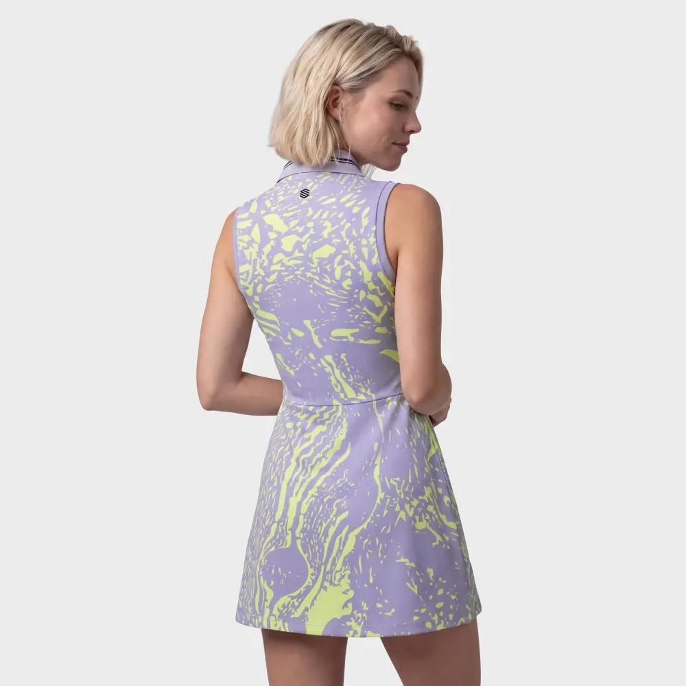 Robe de padel avec short intégré femme Diamante-W Earthline Lavande 6/8