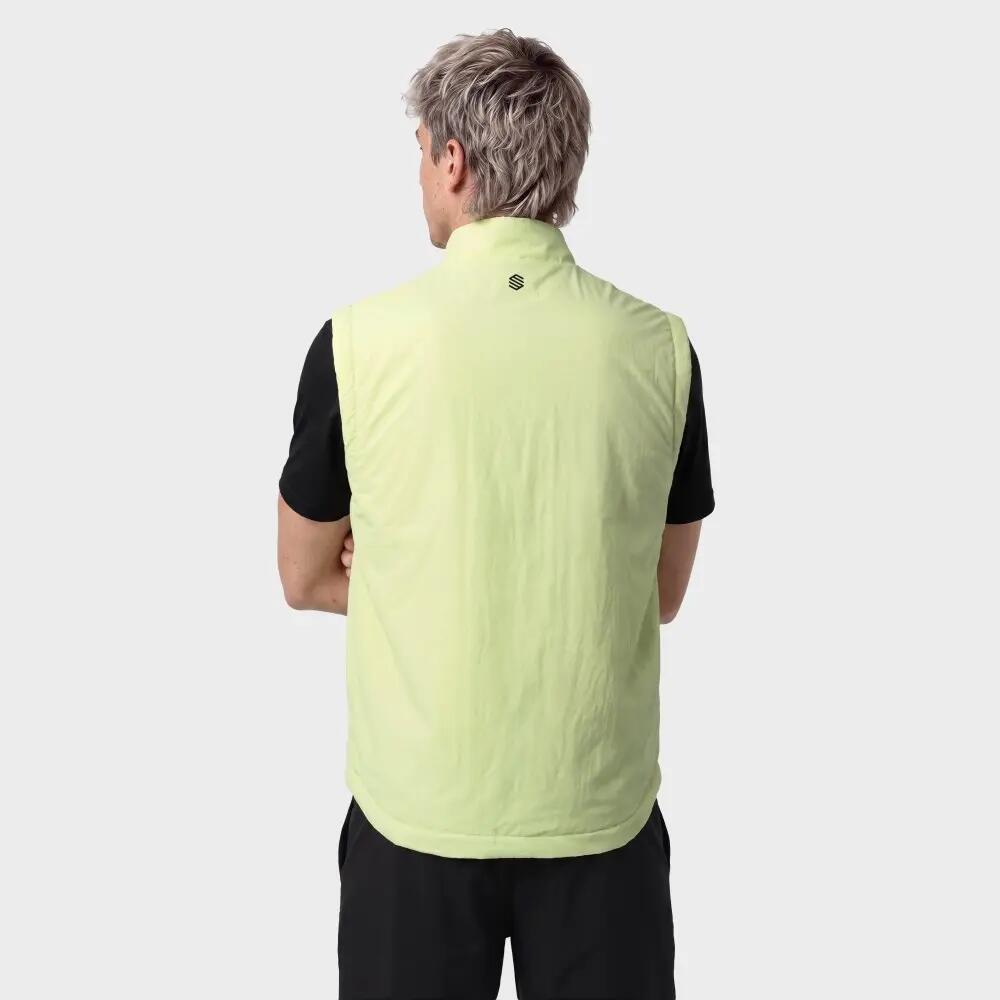 Gilet de padel matelassé homme Wall Lime Vert Citron 6/8