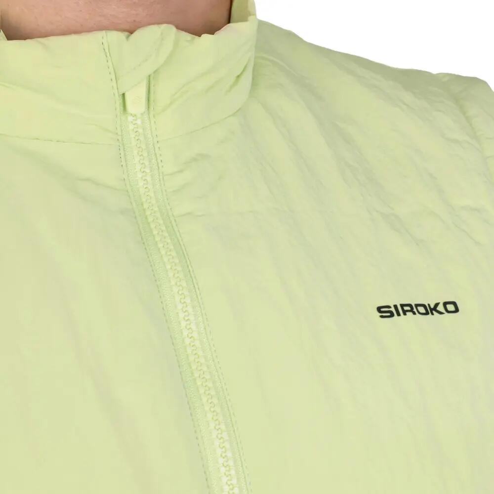 Gilet de padel matelassé homme Wall Lime Vert Citron 5/8