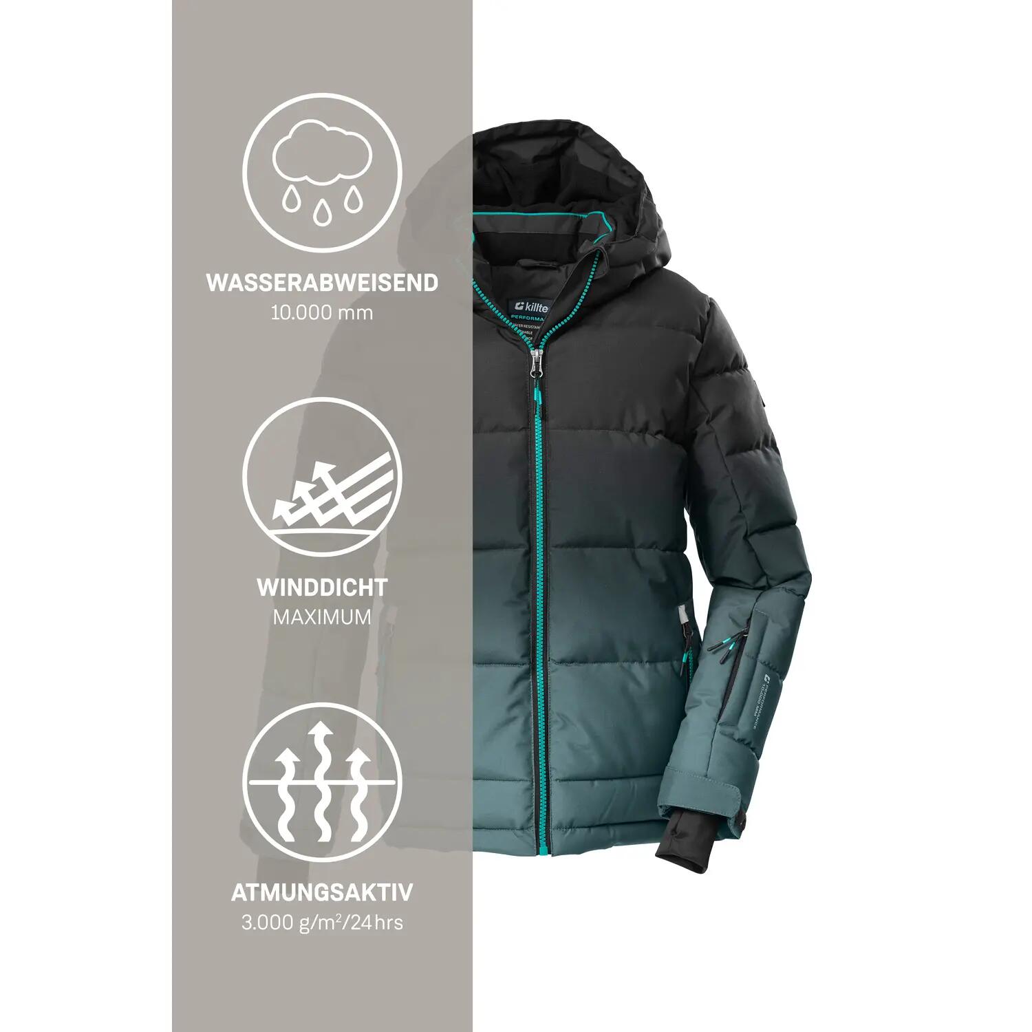 Jungen, Kinder Ski-Steppjacke KSW 382 BYS QLTD JCKT 6/7