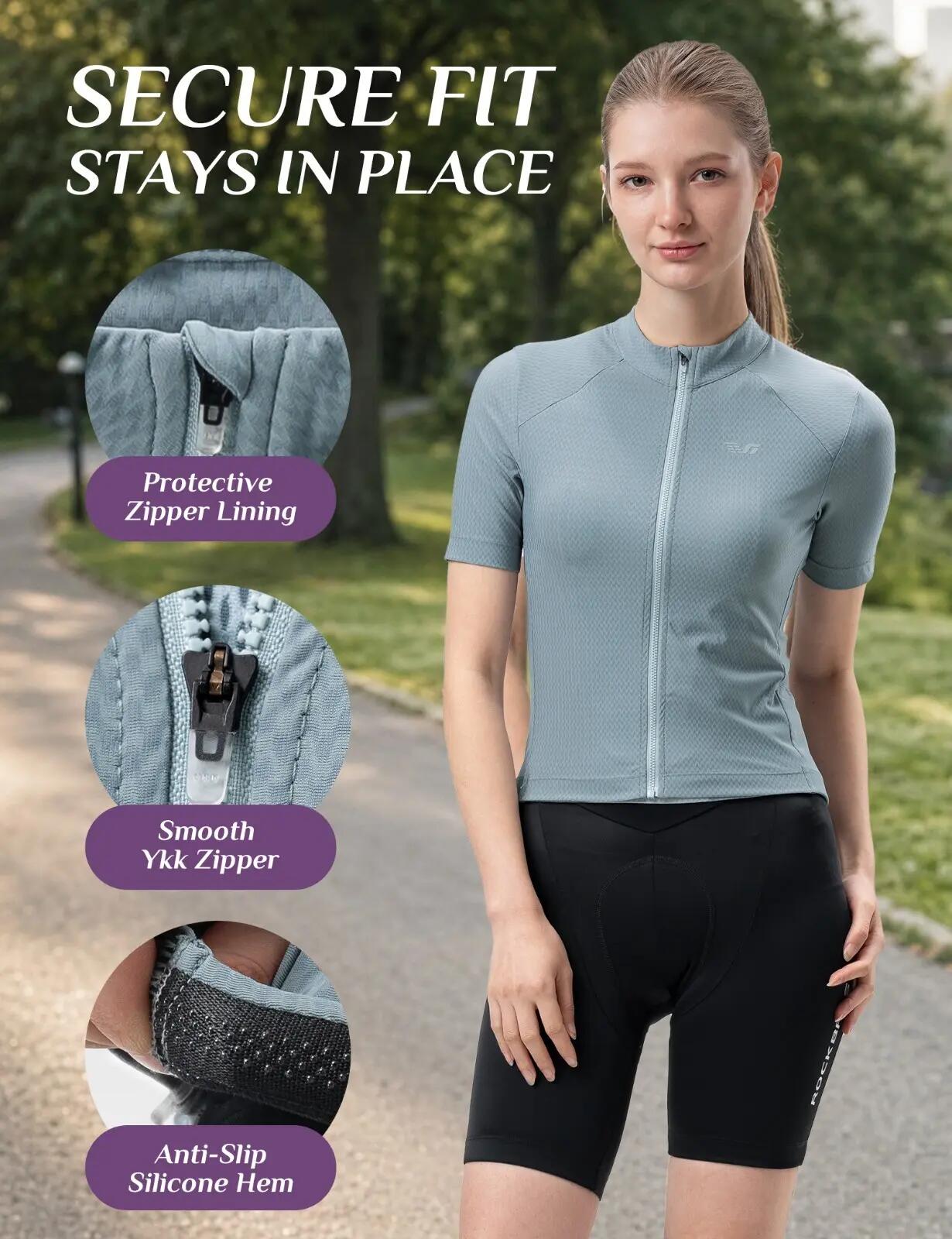 TVI 2-in-1 Kurzarm Fahrradjacke Damen 5/8