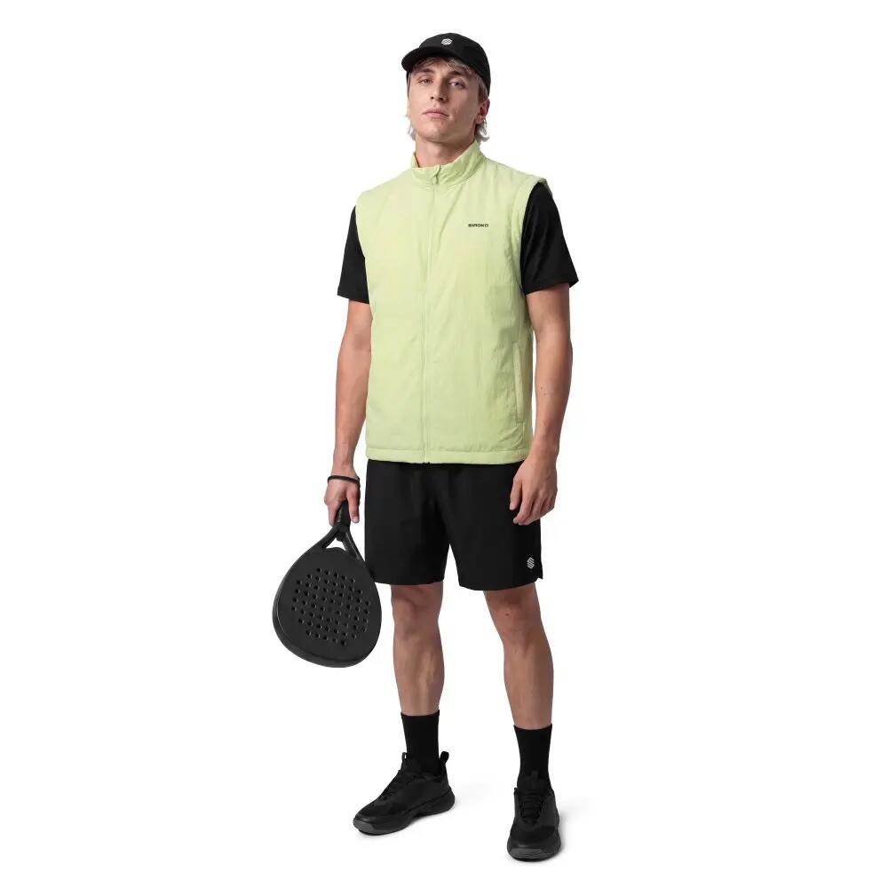 Gilet de padel matelassé homme Wall Lime Vert Citron 3/8