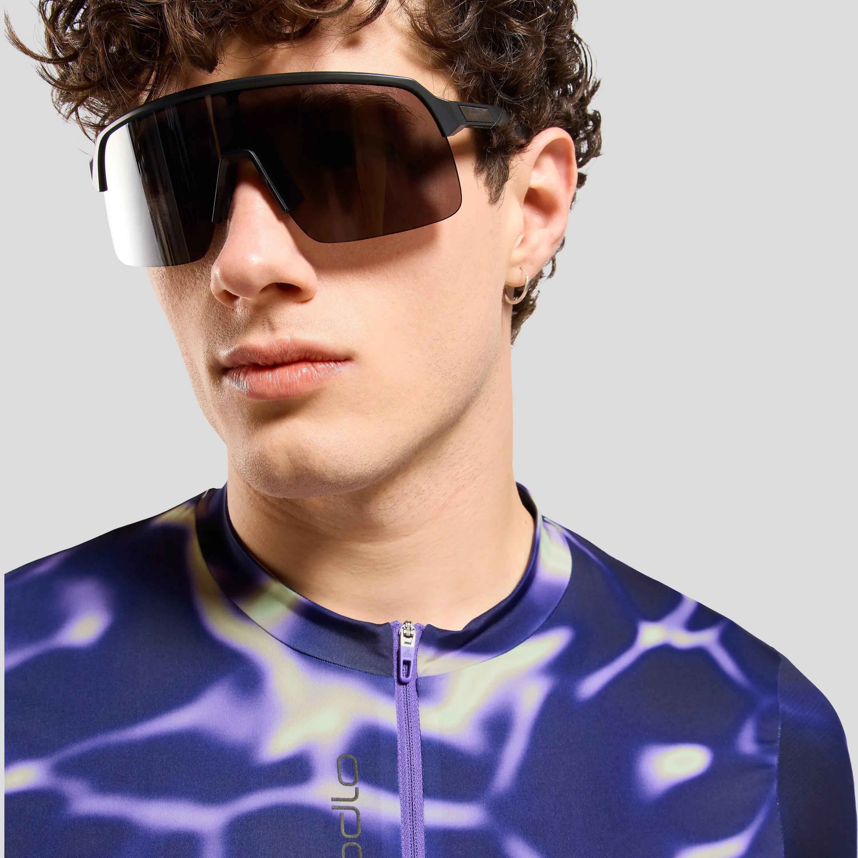 Maglia da ciclismo a zip intera Zeroweight Pro Chill-Tec con stampa ODLO 4/7