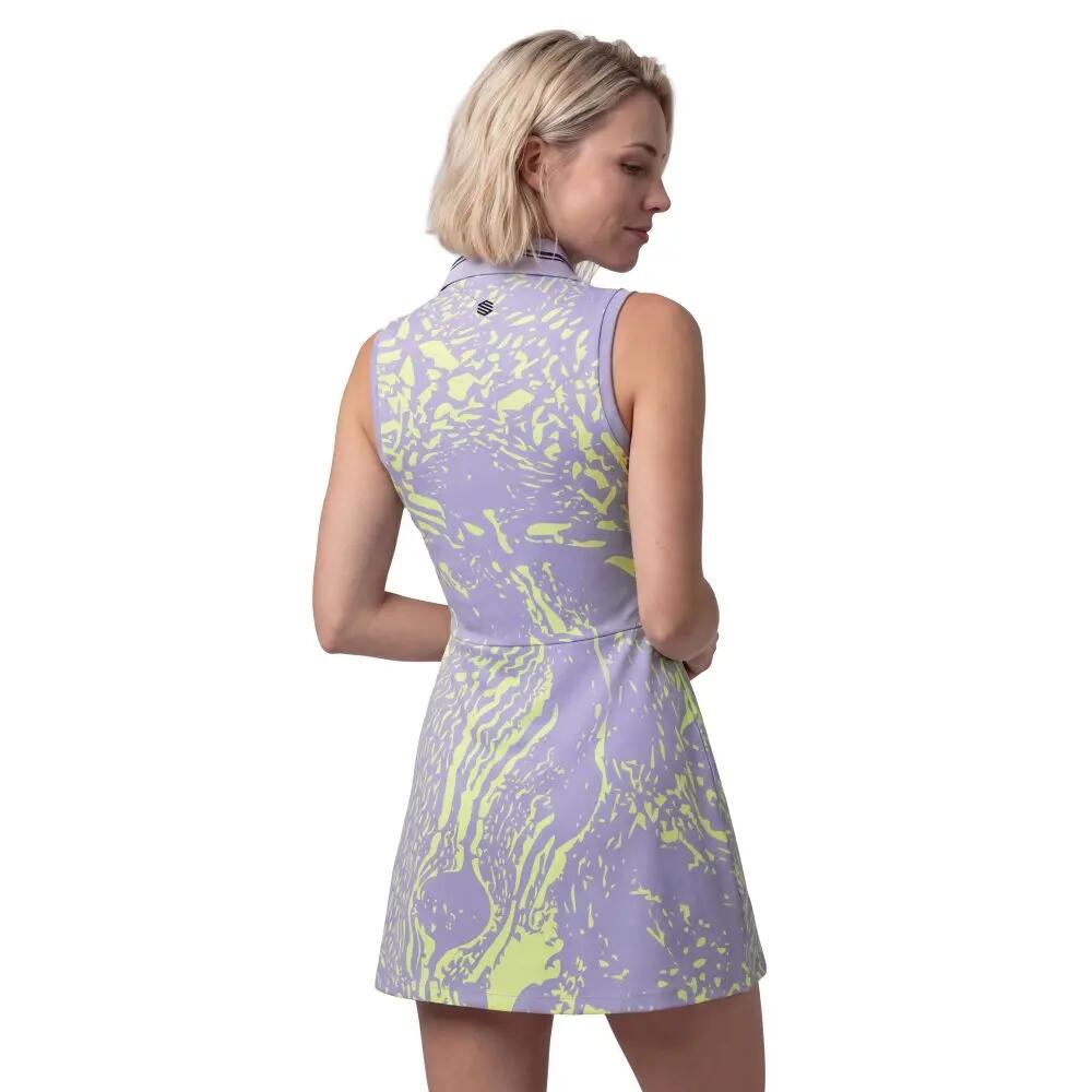 Robe de padel avec short intégré femme Diamante-W Earthline Lavande 2/8