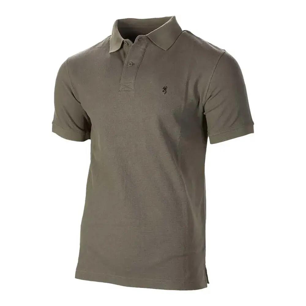 Polo Homme Ultra 79 Browning® - Coton Respirant Kaki 2/5