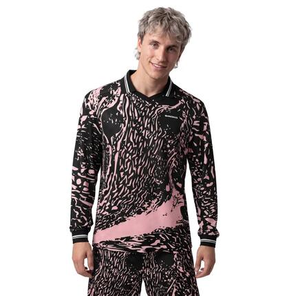 Polo de padel manches longues homme Hawk Ripple Noir