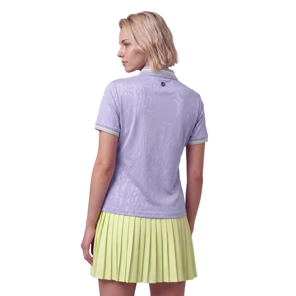 Women Padel ’s short-sleeve polo shirt Acapulco-W Lavender Lavender 2/8