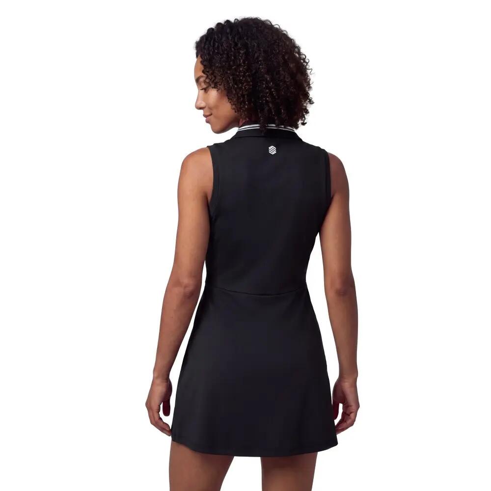 Dames Padel jurkje met ingebouwde short Diamante-W Black Zwart 2/8