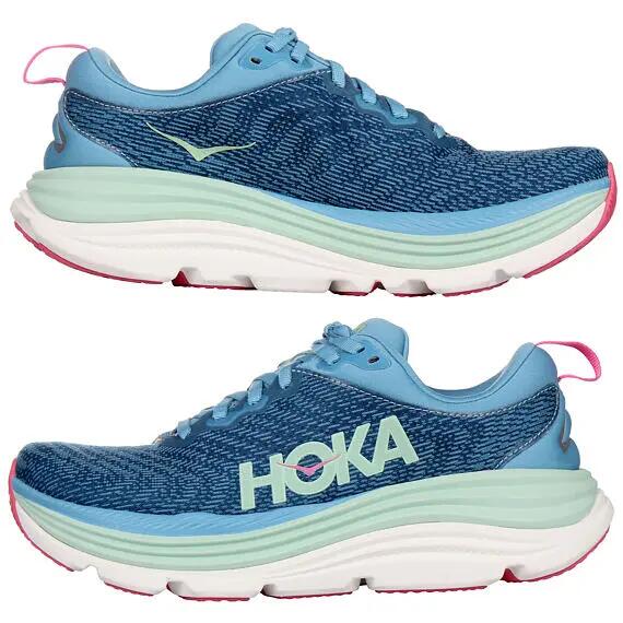 Chaussures de course HOKA Gaviota 5 Stabilité Bleu 2/6