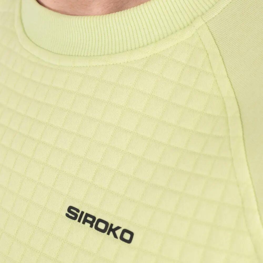 Sweat de padel homme Chiquita Lime Vert Citron 4/8