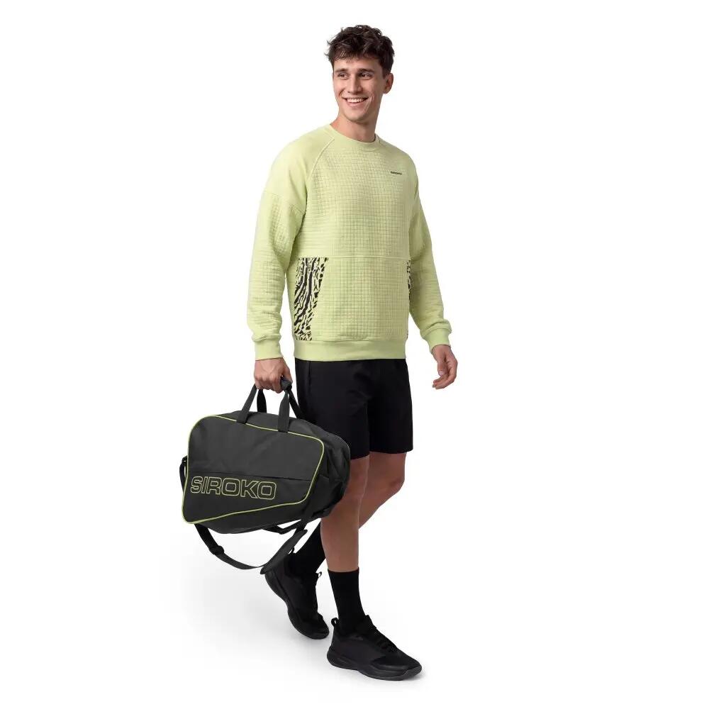 Sweat de padel homme Chiquita Lime Vert Citron 3/8