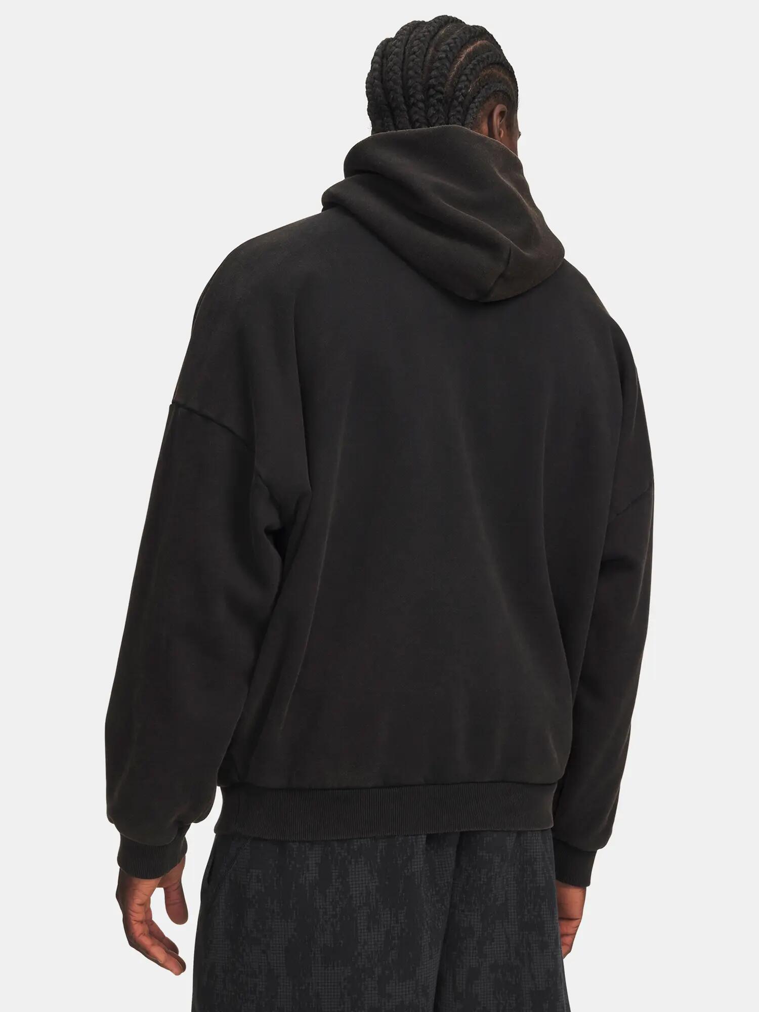 Férfi Under Armour UA Icon HW Flc Washed Hoodie pulóver 2/3