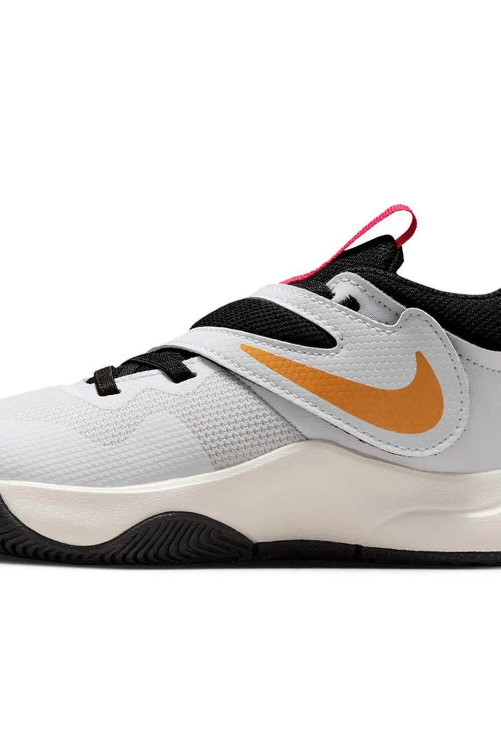 Chaussures de basket Nike Team Hustle D Blanc 2/4