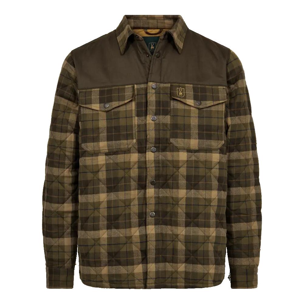 Youth Elbert Hemdjacke - Brown Check, wattiert und warm 3/3