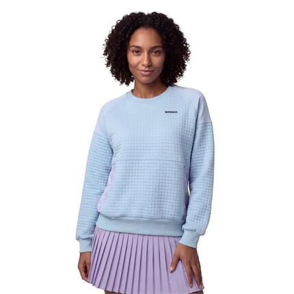 Sweat de padel femme Chiquita-W Light Blue Bleu Pâle