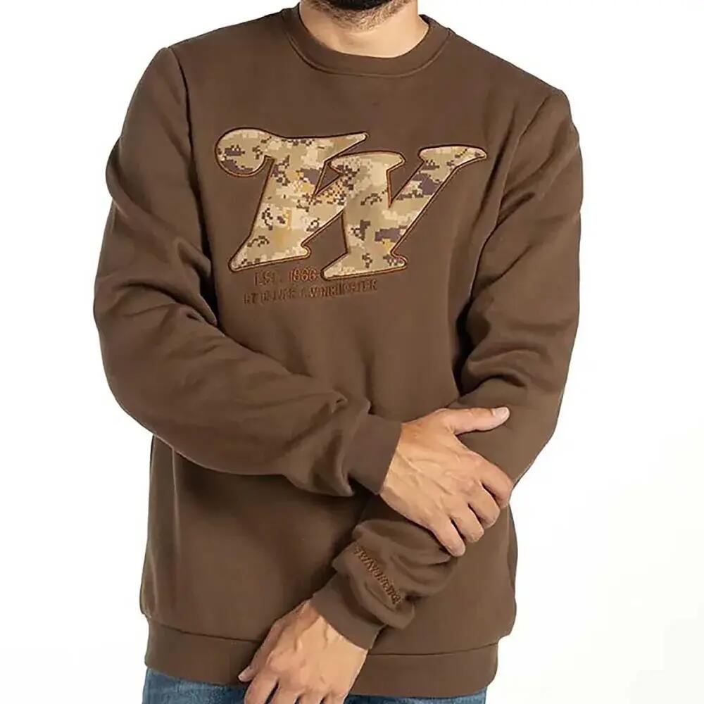 Sweat-Shirt Homme Redstone Crew Neck Marron - Winchester® 2/5