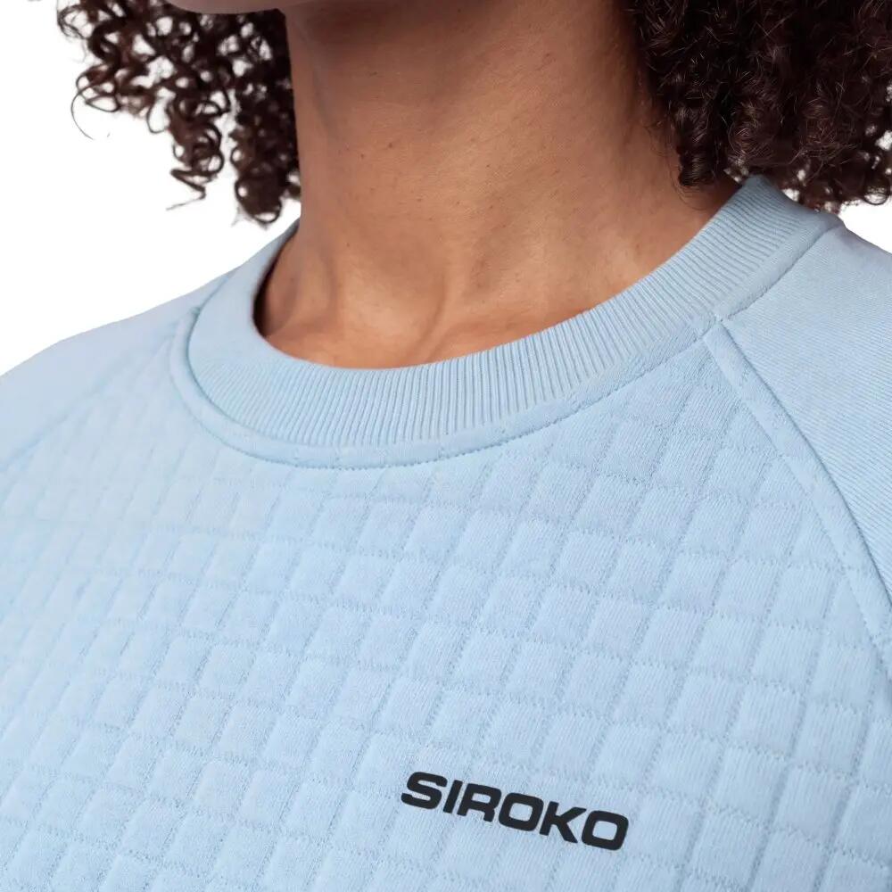 Sweat de padel femme Chiquita-W Light Blue Bleu Pâle 4/8