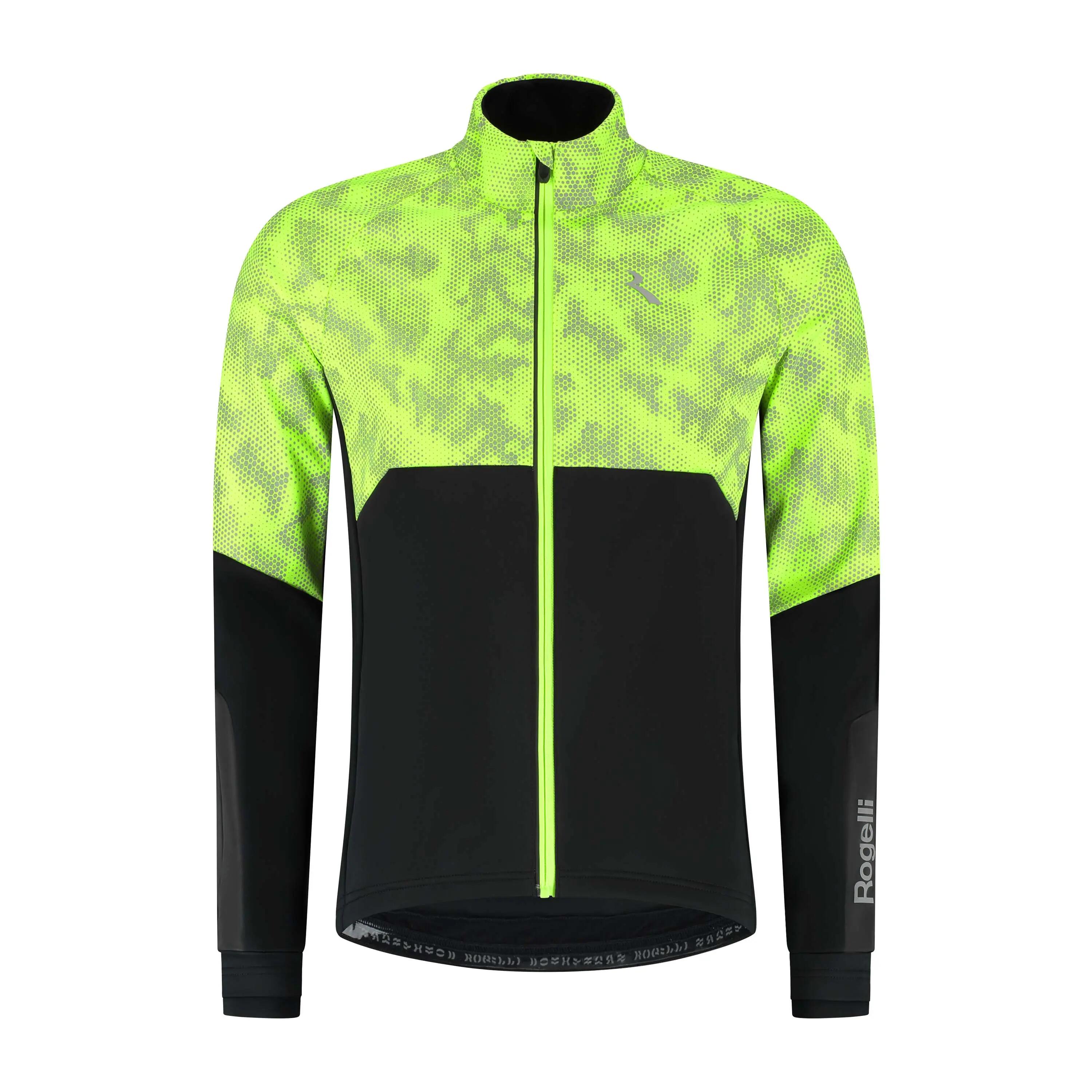 Winterjacke Rennrad Essential HI VIS II Herren Neongelb 2/8