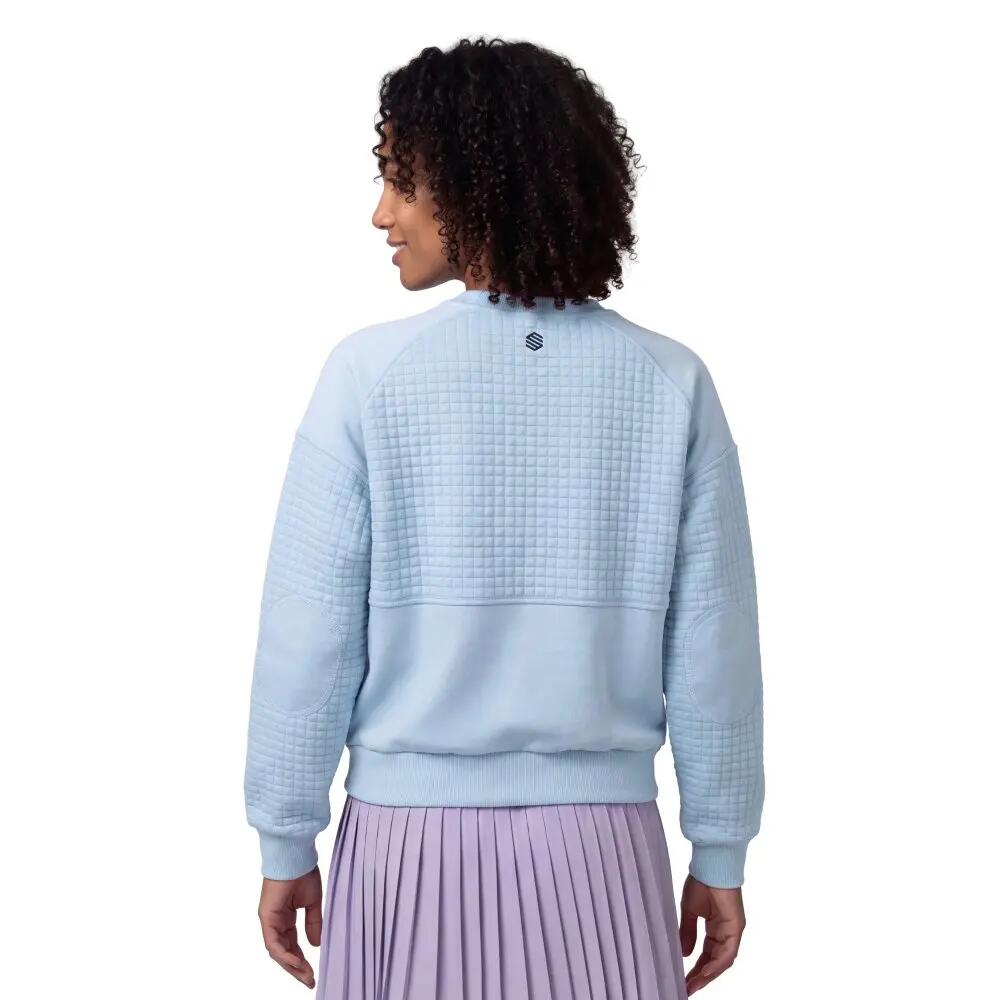 Sweat de padel femme Chiquita-W Light Blue Bleu Pâle 2/8