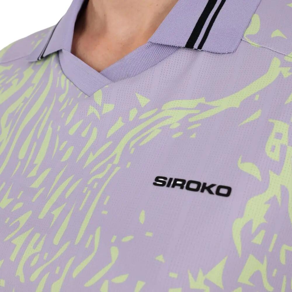 Women Padel ’s long-sleeve polo shirt Hawk-W Earthline Lavender 4/8