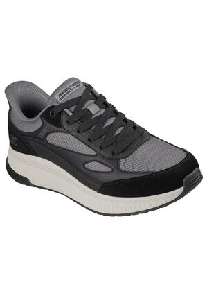 Skechers Herren BOBS Squad 4 Core Look Sneaker Slip Ins Black Grey