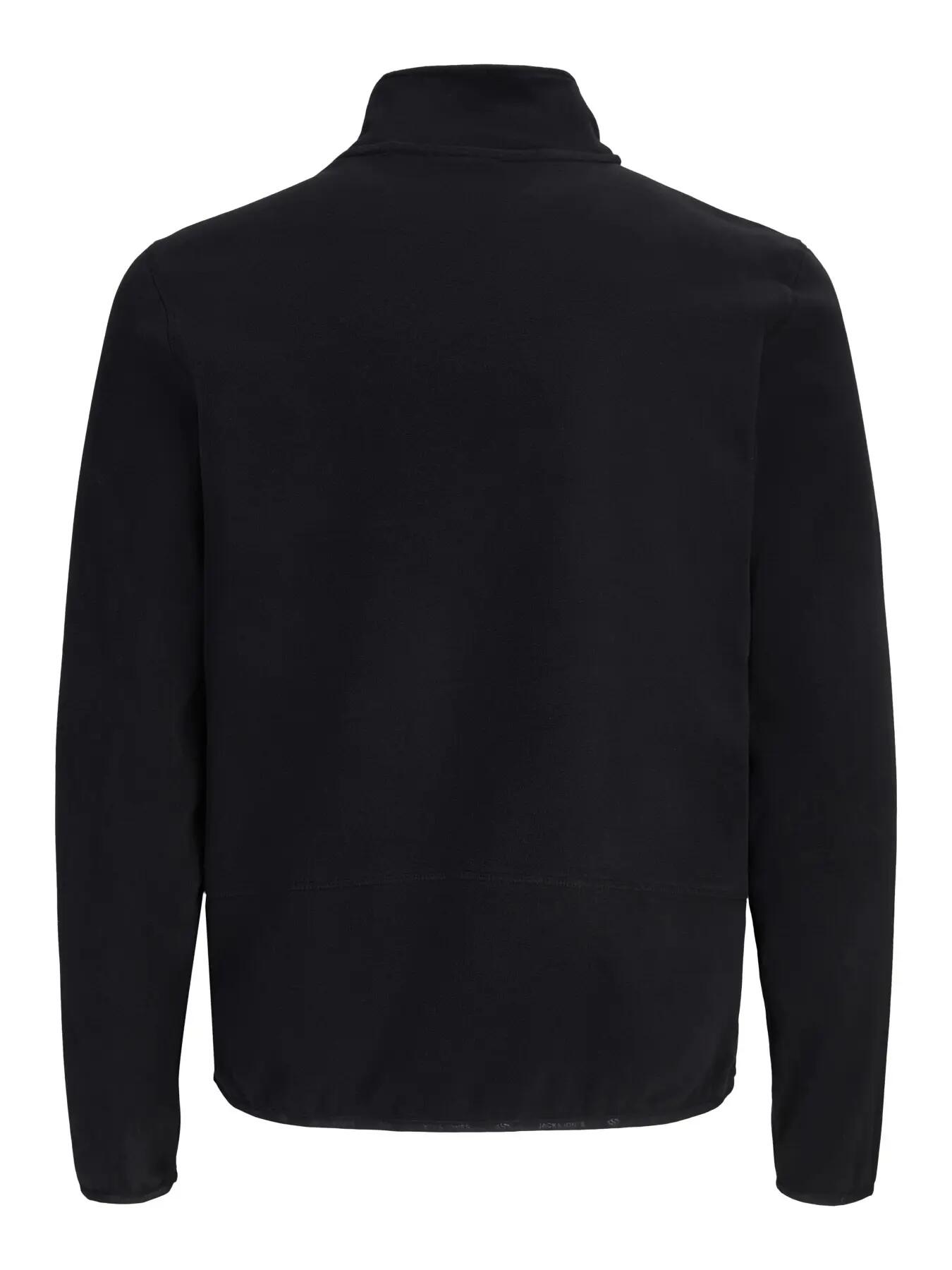 Hombre Esquí Sudadera Polar Cuello Alto y Media Cremallera Tignes Black 2/8