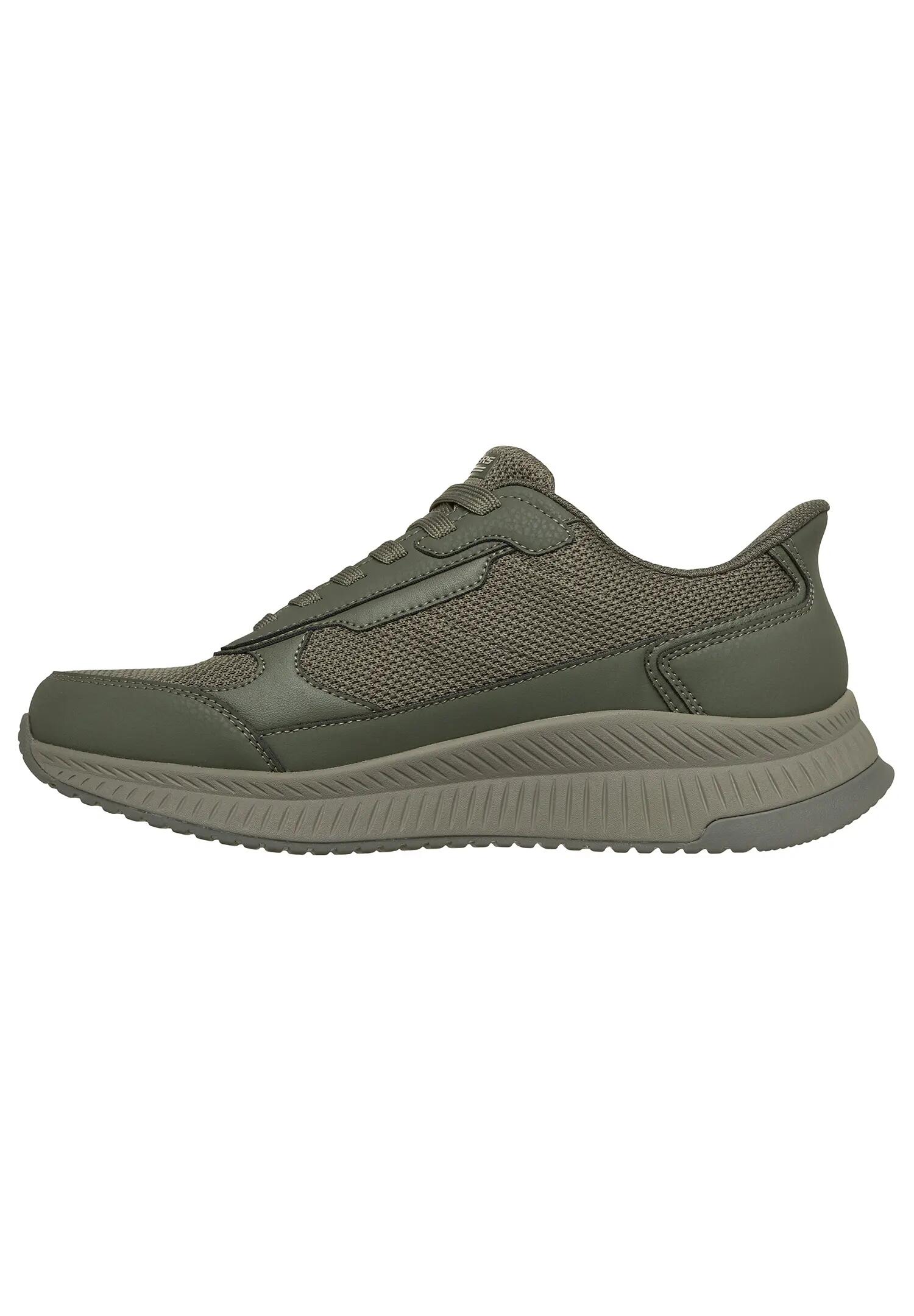 Zapatillas Skechers Bobs Squad 4 Crucial Step, Verde, Hombre 5/5