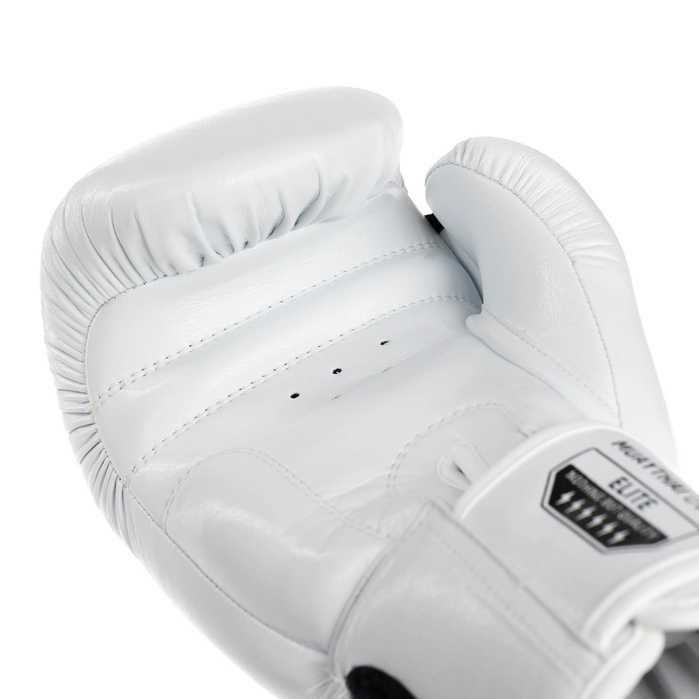 StormCloud Rękawice bokserskie Vanguard Elite Thai Białe 10 oz 5/7