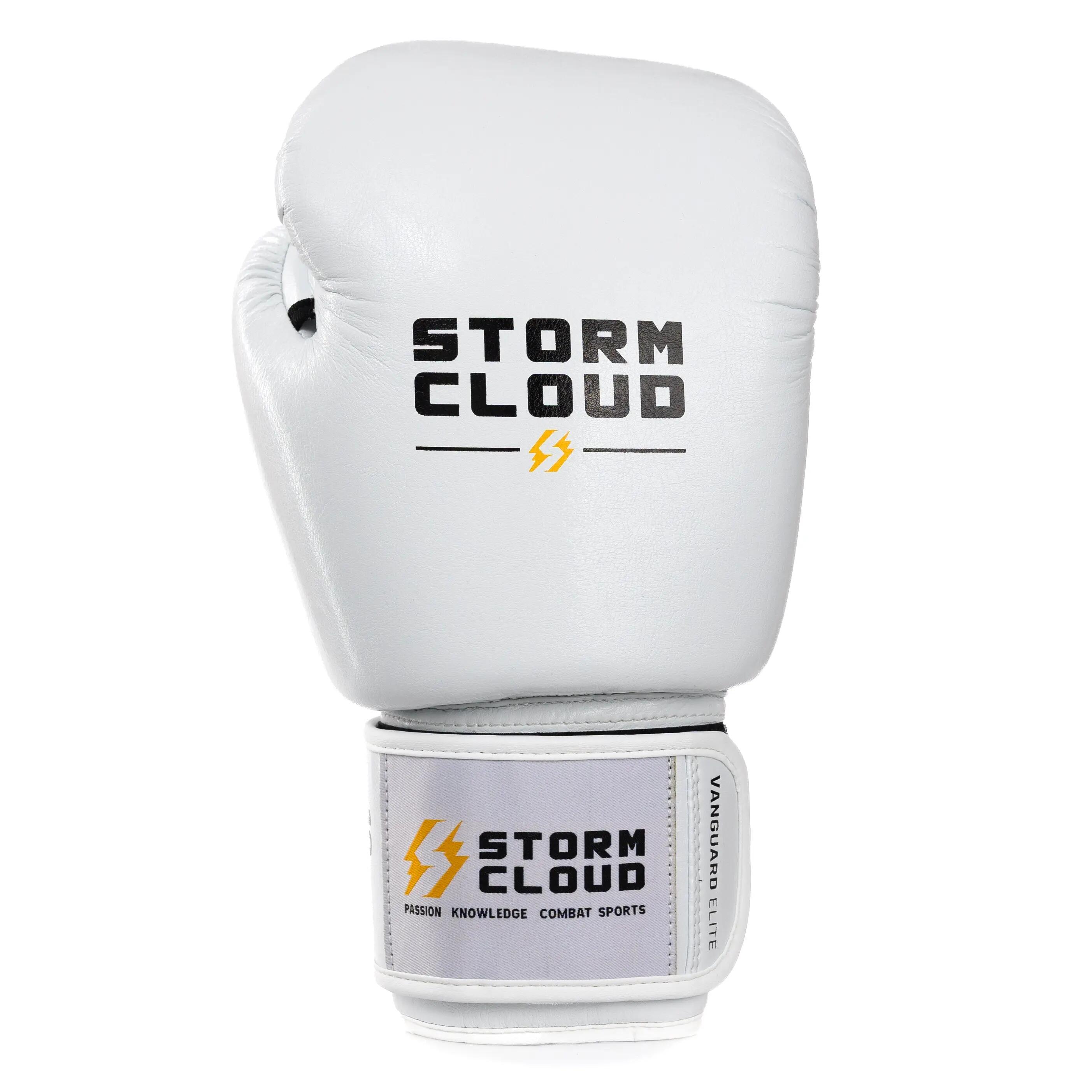 StormCloud Rękawice bokserskie Vanguard Elite Thai Białe 10 oz 2/7