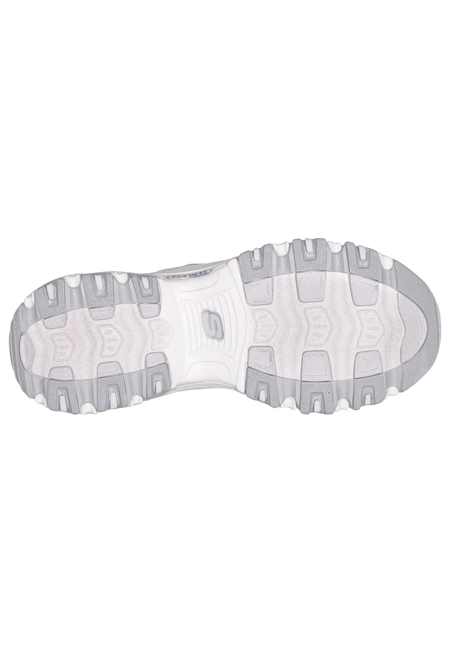Skechers Damen D Lites Chrome Wave Sneaker Grau 3/5