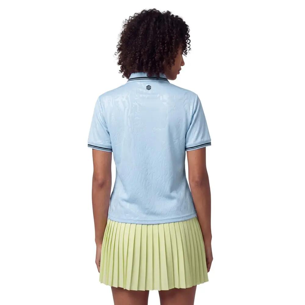 Polo de padel manches courtes femme Acapulco-W Light Blue Bleu Pâle 2/8