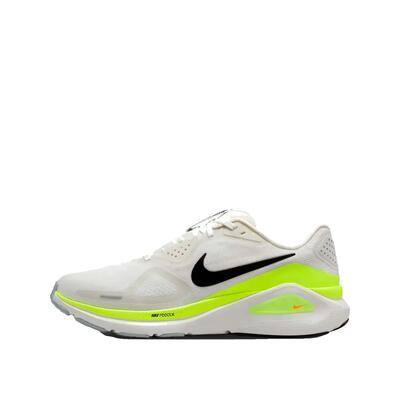 Nike structure 26 hardloopschoenen wit/zwart-volt-oranje totaal