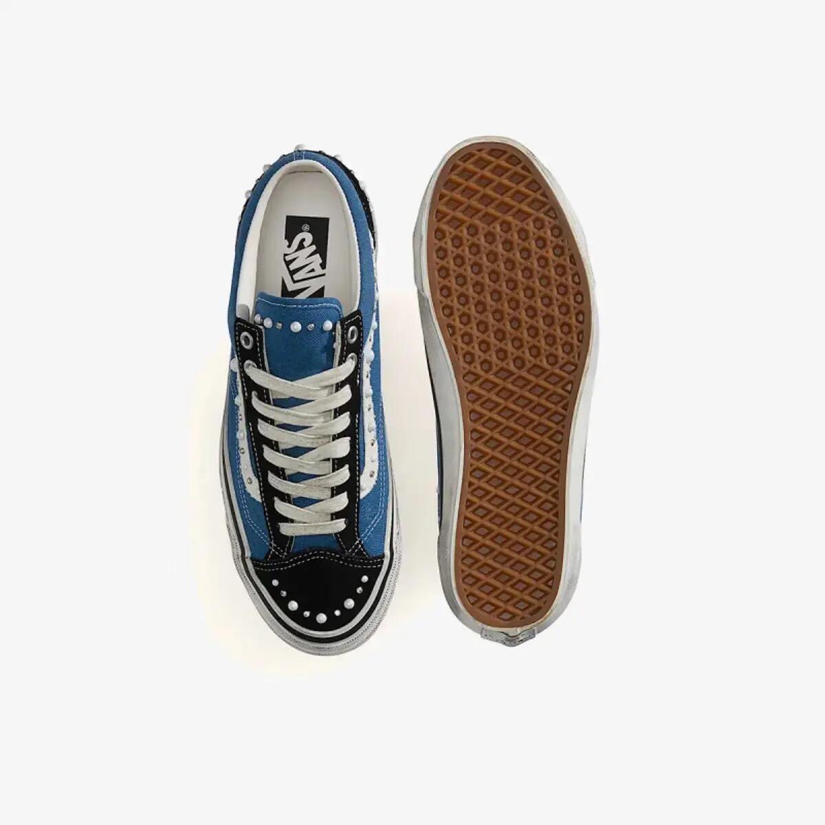 Vans Lx Old Skool 36 Pearlized Pack Black Navy 3/4