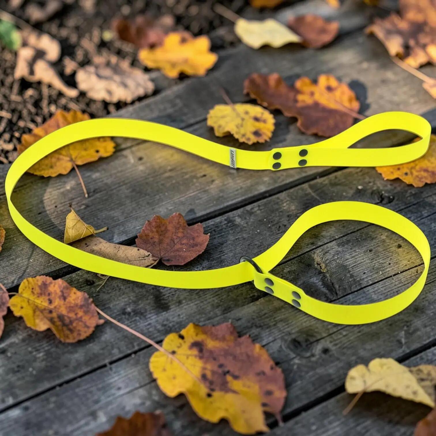 LAISSE CHIEN CANIHUNT MADE IN FRANCE HEXA 120CM LASSO BLEU 3/3