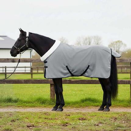 Couverture polaire équitation coupe-vent VidaXL 75 cm