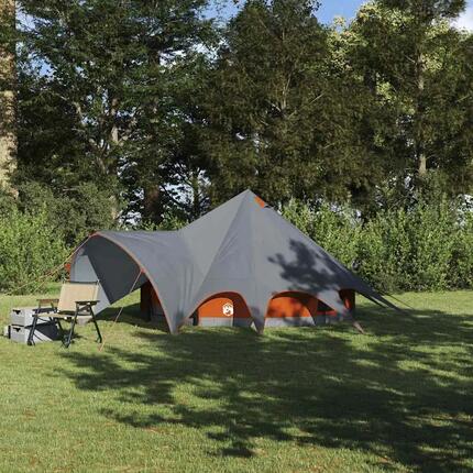 Tente tipi camping 3 places imperméable coupe-vent VidaXL