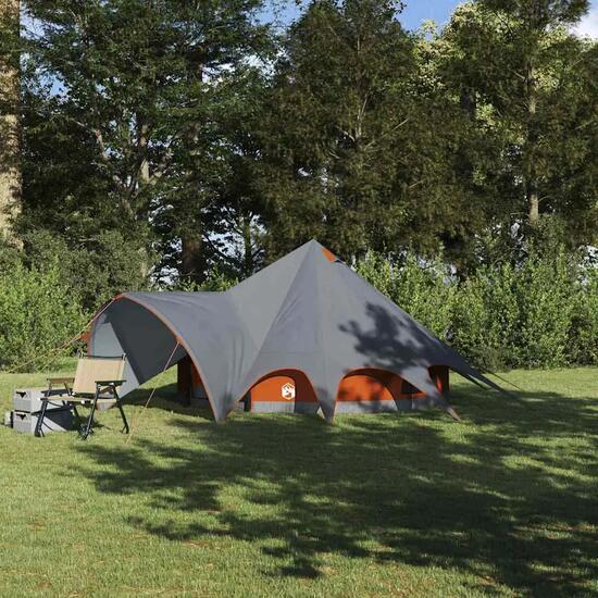 Tente tipi camping 3 places imperméable coupe-vent VidaXL