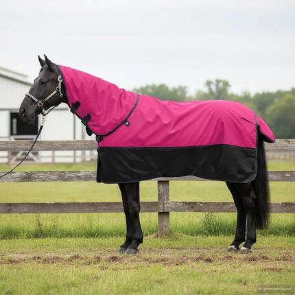 Couverture imperméable cheval VidaXL polyester robuste