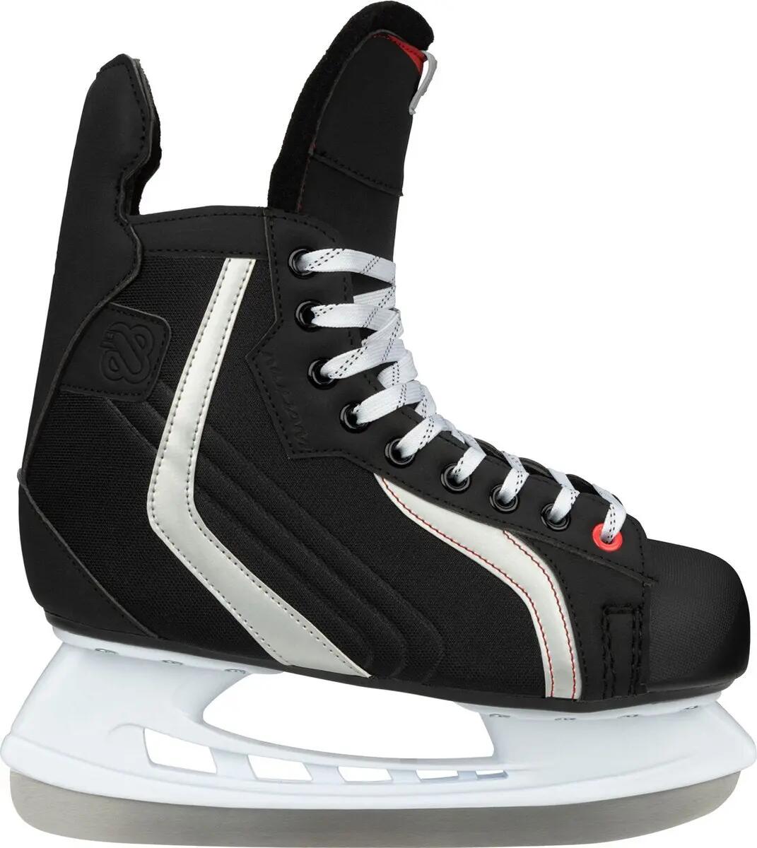 Patins glace hockey Deluxe adulte Nijdam laçage à œillets 2/2