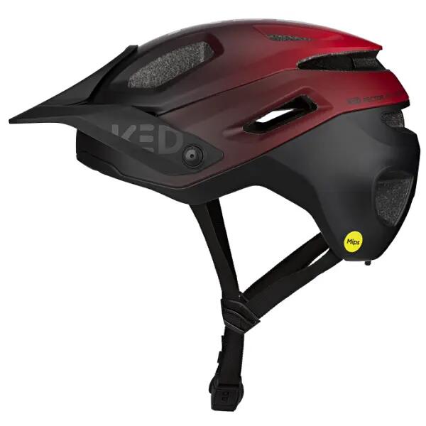 Ked PECTOR ME-1 Fahrradhelm M (52-58 cm) mattrot schwarz 3/3