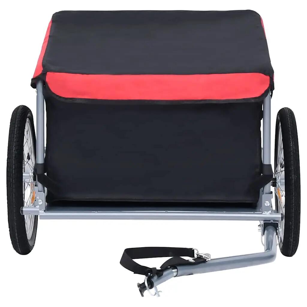 Remorque vélo porte-charge VidaXL 65 kg cadre acier 2/4