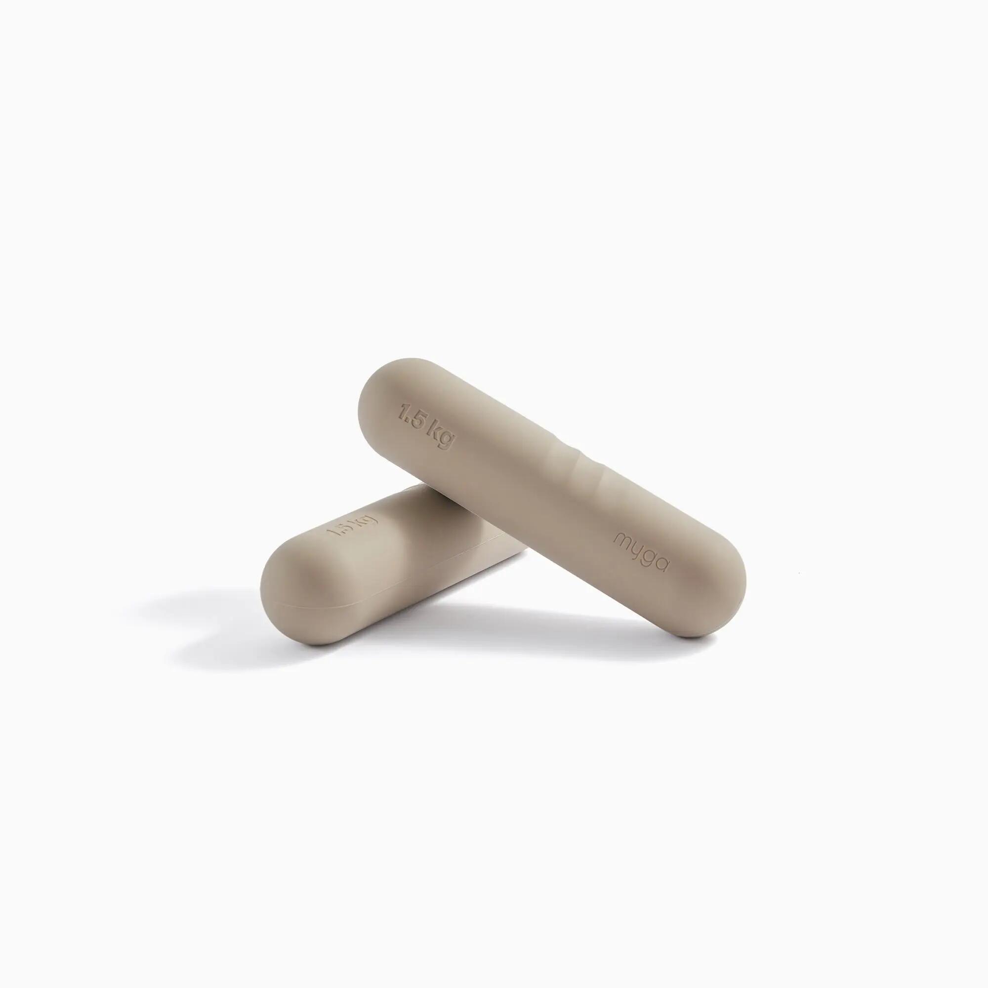 1,5 kg siliconen halter - Wood 2/6