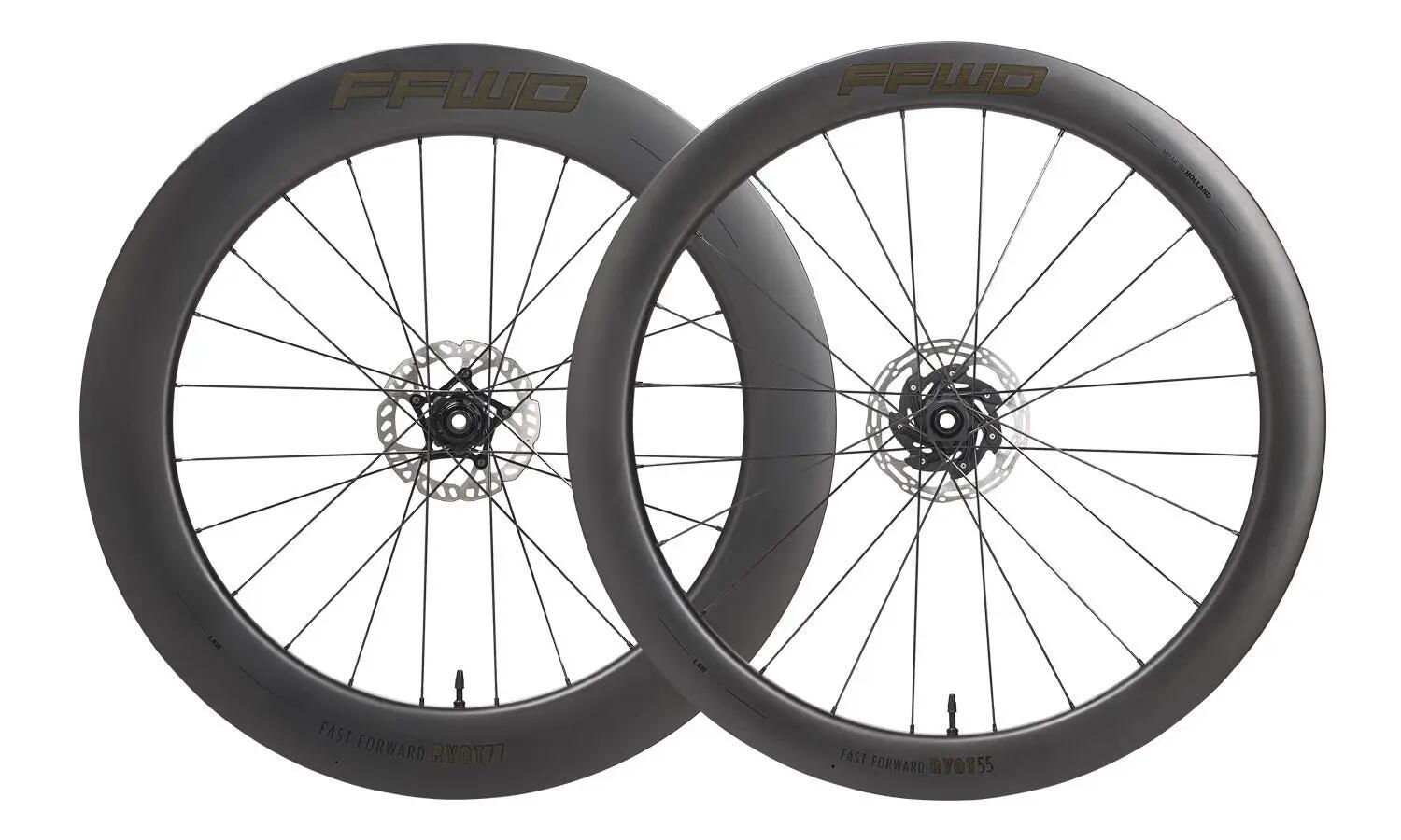 Roues route aéro Shimano FFWD RYOT disques N/Gage 2/2