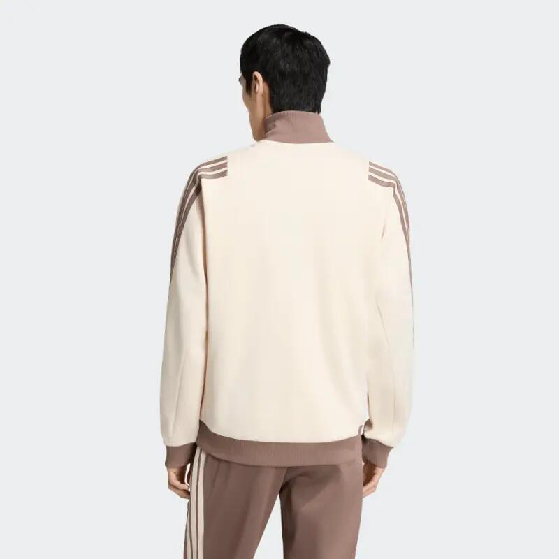 Giacca uomo adidas stadium regular fit pique - avorio 3/5