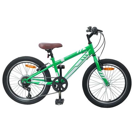 Vélo VTT enfant 20 pouces 6 vitesses VidaXL freins visibles