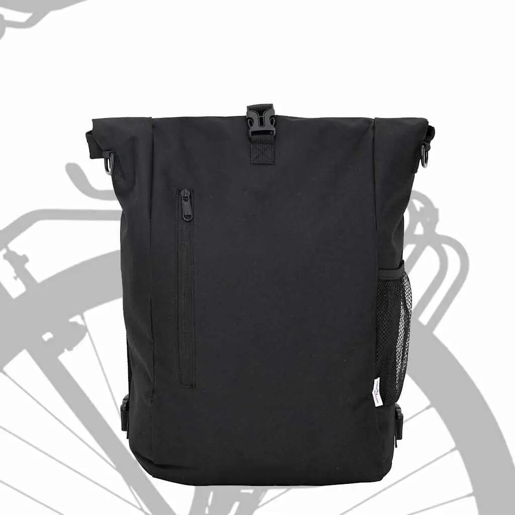 Sac de selle arrière vélo VidaXL polyester 15 L porte-bagages 3/4